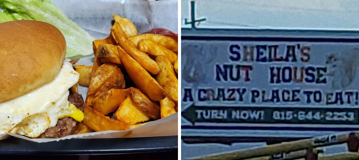 Sheila's Nut House Menu